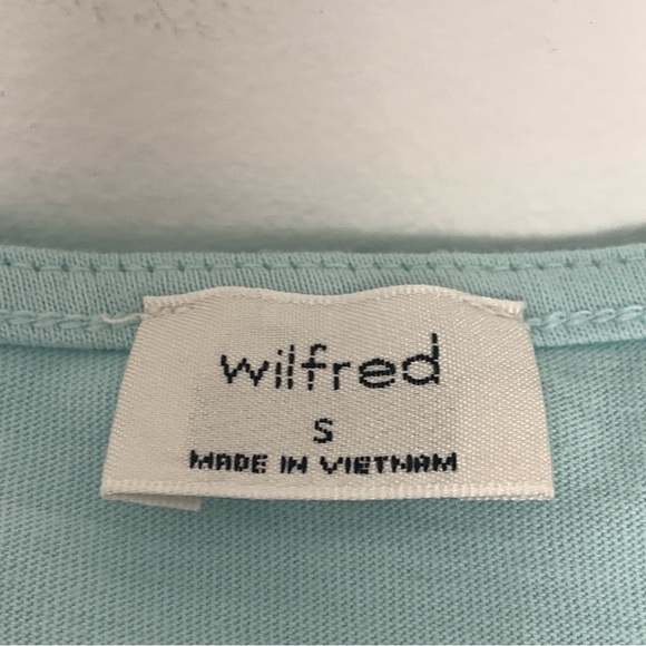 Aritzia Wilfred Nissa Puff Sleeve Crop Top - Picture 4 of 7